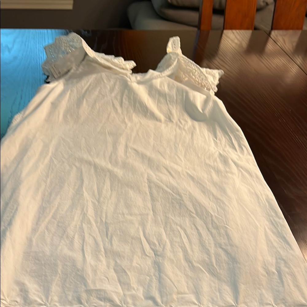 Rebecca Taylor White Ruffled Dress - Picture 8 of 11
